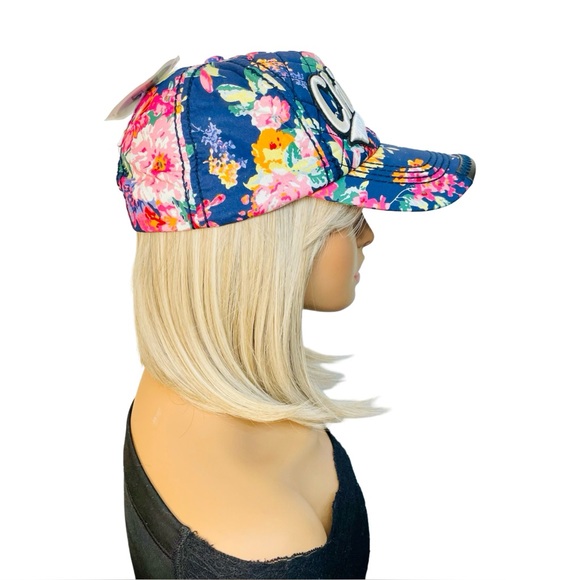 Chicago Floral Embroidered Baseball Cap – Robin Ruth - Picture 2 of 4